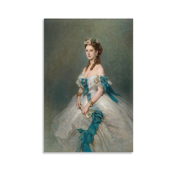 Posters for Bedroom Franz Xaver Winterhalter Art Work Posters Wall Art Painting Canvas Gift Living Room Prints Bedroom Decor Poster Artworks 12x18inch(30x45cm)