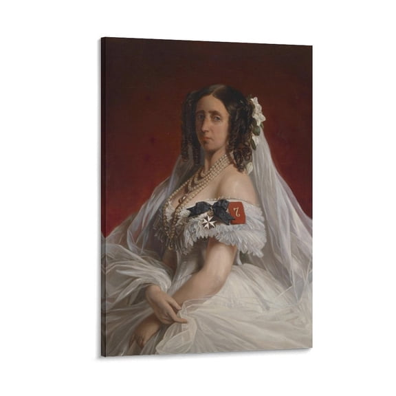 Posters for Bedroom Franz Xaver Winterhalter Decorations for Home Canvas Wall Art Poster Decorative Bedroom Modern Home Print Picture Artworks Posters 24x36inch(60x90cm)