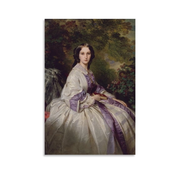 Posters for Bedroom Franz Xaver Winterhalter Poster Board Gifts Canvas Painting Poster Wall Art Decorative Picture Prints Modern Decor 16x24inch(40x60cm)