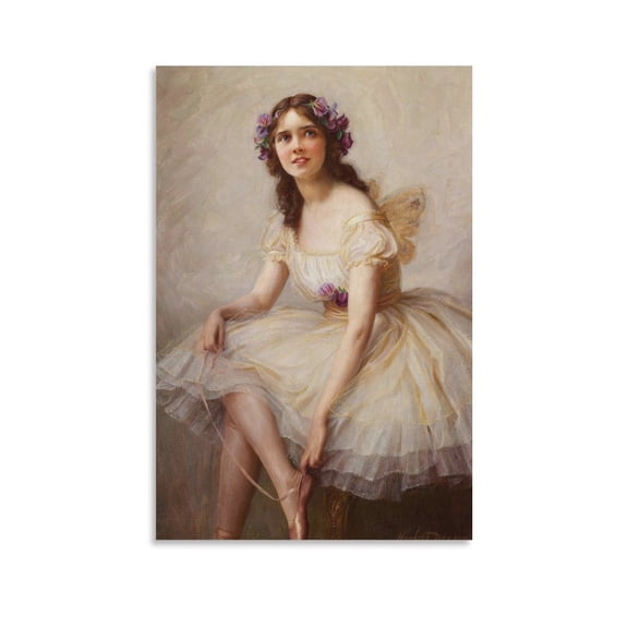 Posters for Bedroom Herbert James Draper Decorations for Home Wall Art Poster Scroll Canvas Painting Picture Living Room Decor Home 12x18inch(30x45cm)