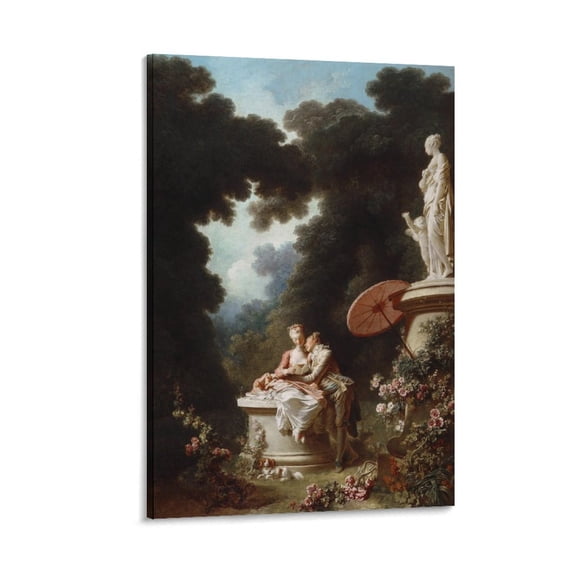 Posters for Bedroom Jean-Honoré Fragonard Art Stuff Artworks Picture Print Poster Wall Art Painting Canvas Gift Decor Home Posters Decorative 12x18inch(30x45cm)