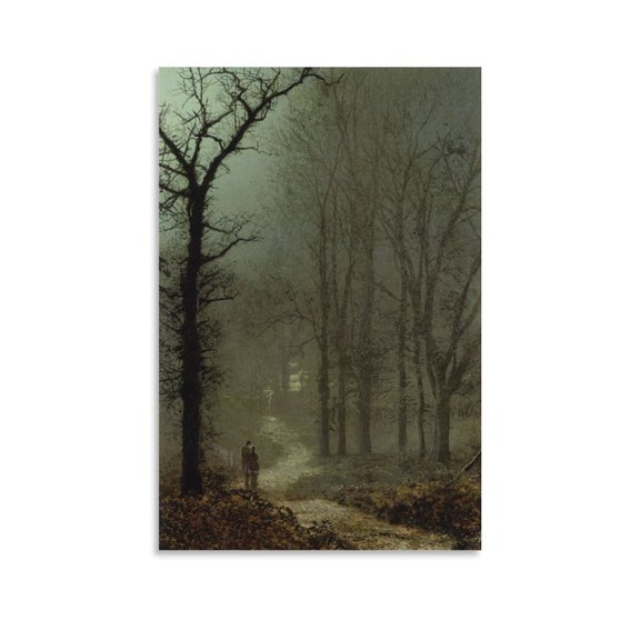 Posters for Bedroom John Atkinson Grimshaw Art Work Art Poster Canvas Painting Decor Wall Print Photo Gifts Home Modern Decorative Posters 16x24inch(40x60cm)