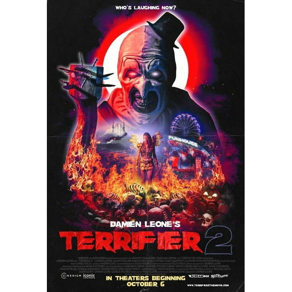 Posters Jenna Kanell and Damien Leone Terrifier 2 11" x 17" Poster