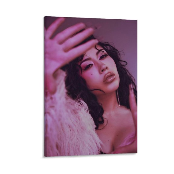 Posters Kali Uchis Art Singer Hot Musician Canvas Poster Wall Art Picture Prints Hanging Photo Gift Decor Home Posters Artworks 12x18inch(30x45cm)
