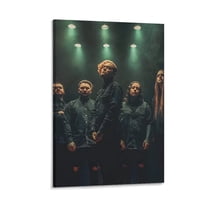 Posters Lorna Shore Art Metallic Canvas Poster Wall Art Picture Prints Hanging Photo Gift Decor Home Posters Artworks 24x36inch(60x90cm)