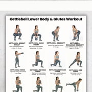 Posters For Lower Body And Gluteal Muscle Exercises, Chart Posters For Leg And Gluteal Muscle Ampulla Exercises, Posters For Home Fitness Centers poster