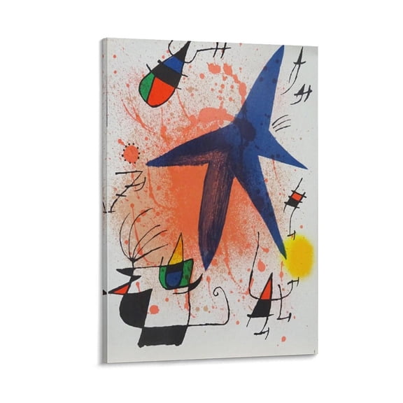 Posters Painter Joan Miró Graffiti 18 Abstract Wall Art Painting Prints Decor Artworks 20x30inch(50x75cm)