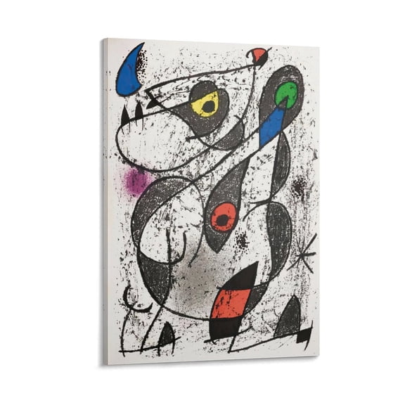 Posters Painter Joan Miró Graffiti 5 Abstract Wall Art Prints Decor Hanging Picture Painting 20x30inch(50x75cm)