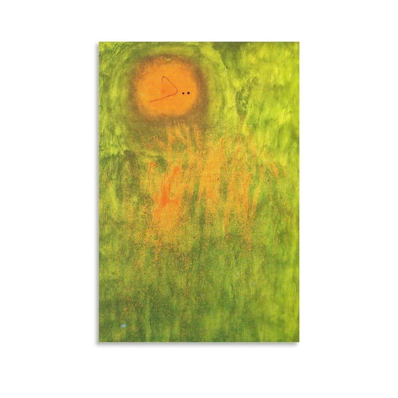 Posters Painter Joan Miró Hair Pursued by 2 Planets Abstract Artworks Aesthetic Wall Art Prints Decor 12x18inch(30x45cm)