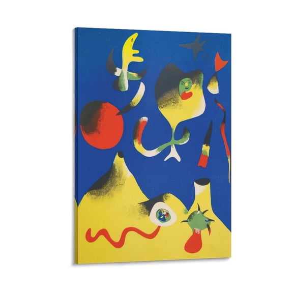 Posters Painter Joan Miró The Air Decorative Painting Wall Art Painting 20x30inch(50x75cm)