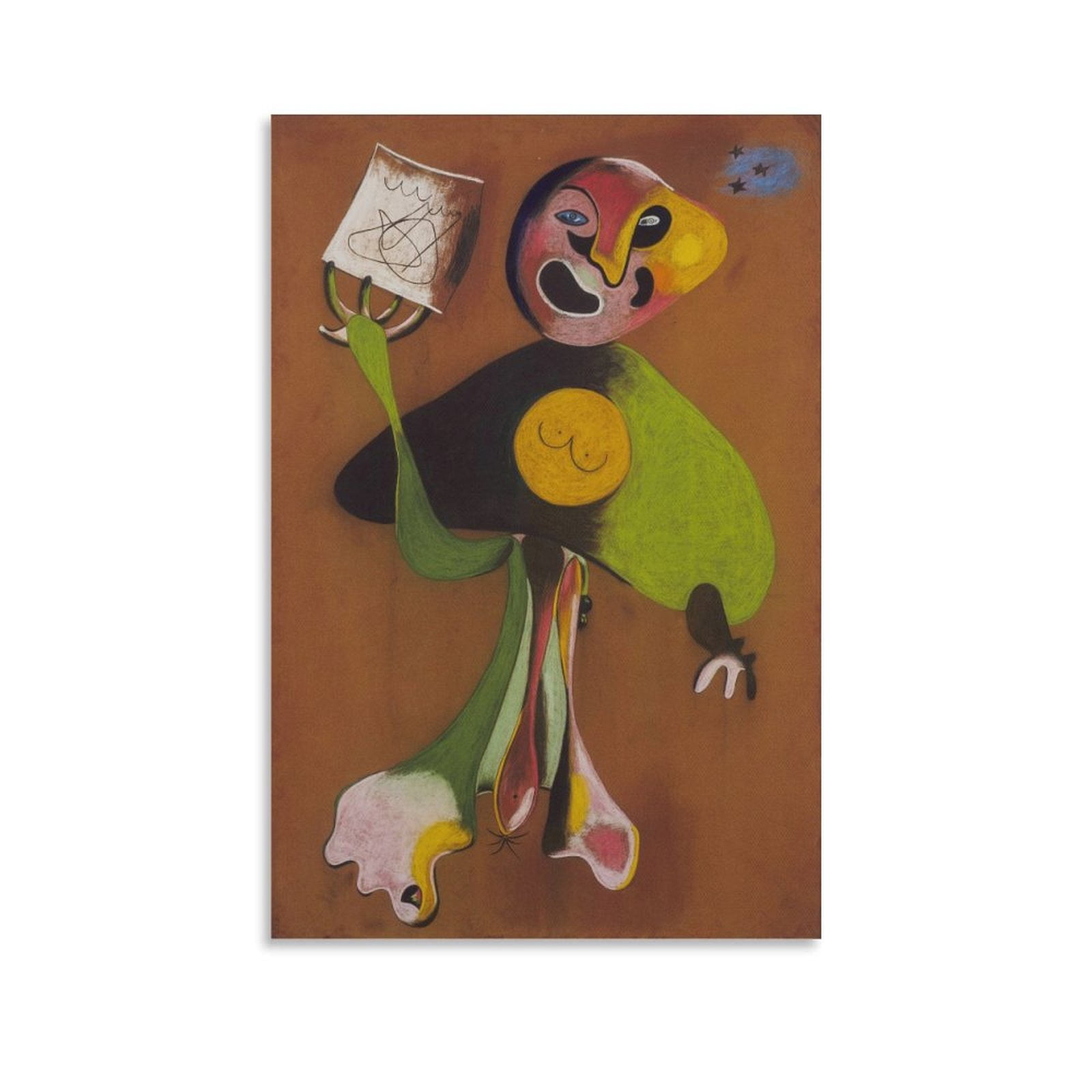 Posters Painter Joan Miró Woman (Opera Singer) Abstract Wall Art ...