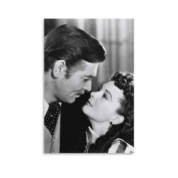 Posters for Room Aesthetic Gone with The Wind Art Work Framed Picture Print Wall Art Poster Painting Canvas Posters Artworks Gift Room Aesthetic 16x24inch(40x60cm)