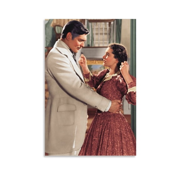Posters for Room Aesthetic Gone with The Wind Poster Board Canvas Wall Art Poster Decorative Bedroom Modern Home Print Picture Artworks Posters 16x24inch(40x60cm)