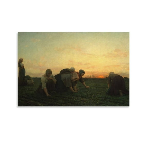 Posters for Room Aesthetic Jean-François Millet Poster Board Painting On Canvas Wall Art Poster Scroll Picture Print Living Room Walls Decor Home Posters 12x18inch(30x45cm)