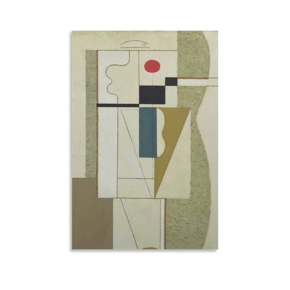 Posters for Room Aesthetic Willi Baumeister Poster Board Wall Art Picture Painting Poster Canvas Print Posters Artworks Bedroom Living Room Decor 12x18inch(30x45cm)