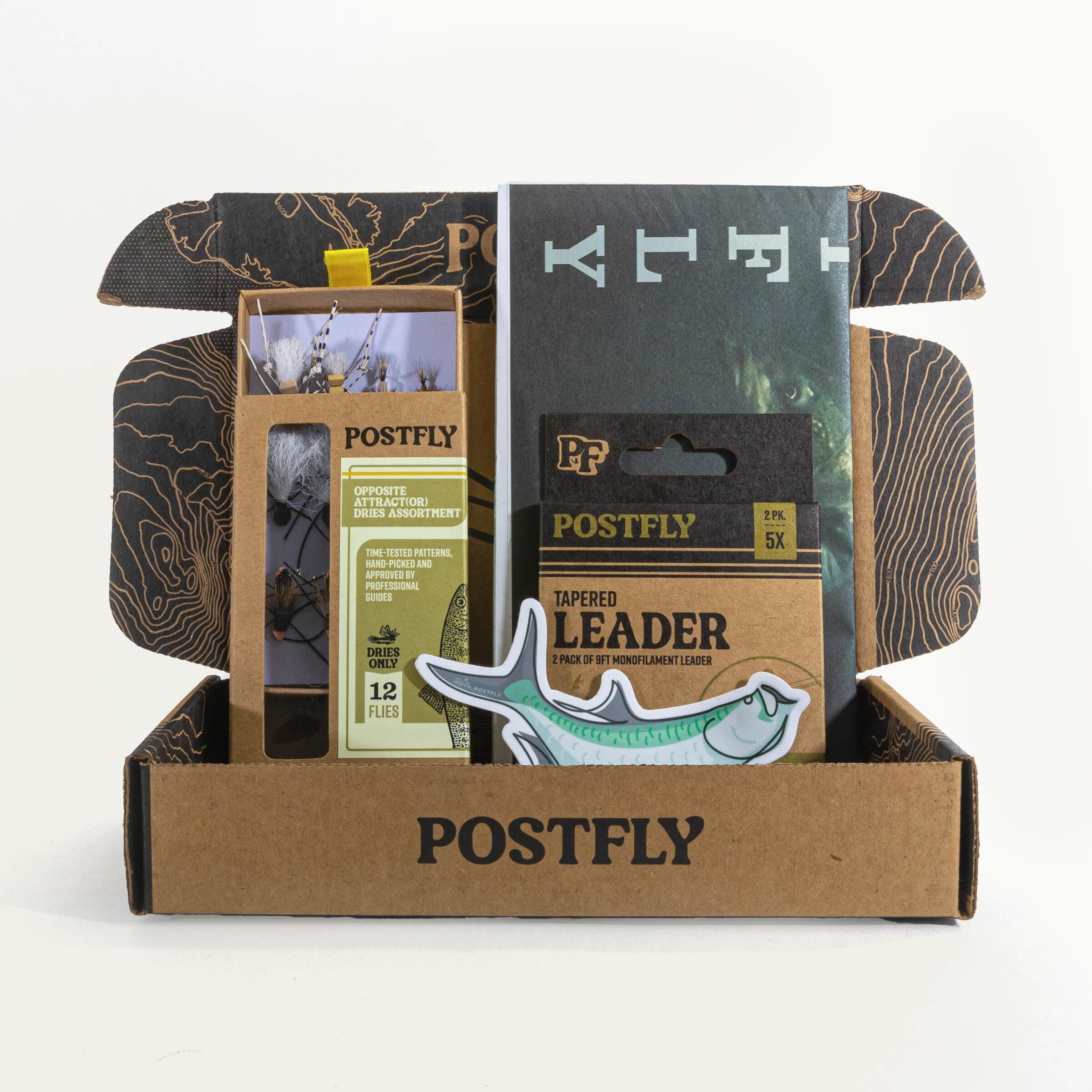 Postfly Trout Fly Fishing Kit - 12 Premium Trout Fishing Flies and Gear