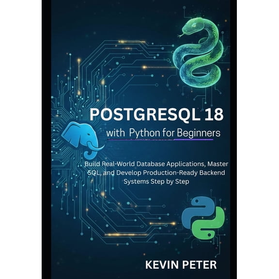 PostgreSQL 18 with Python for Beginners: Build Real-World Database Applications, Master SQL, and Develop Production-Read, (Paperback)