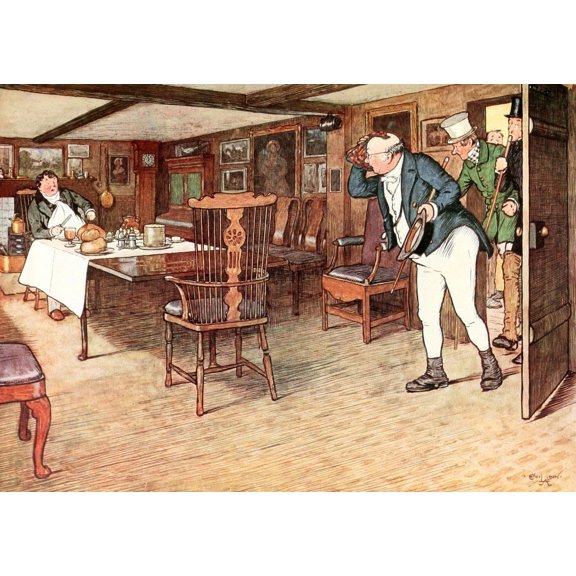 Posthumous Papers of Pickwick Club 1911 Mr. Tupman Poster Print by Cecil Aldin (24 x 36)