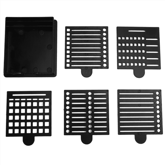 Postit Dispenser with Sticky Note Stencil,for 3x3 Inch Self-Sticky Notepad Maker Holder Clip Template