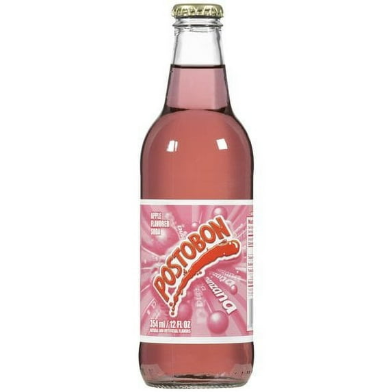 Postobon Apple Flavored Soda, 12 oz