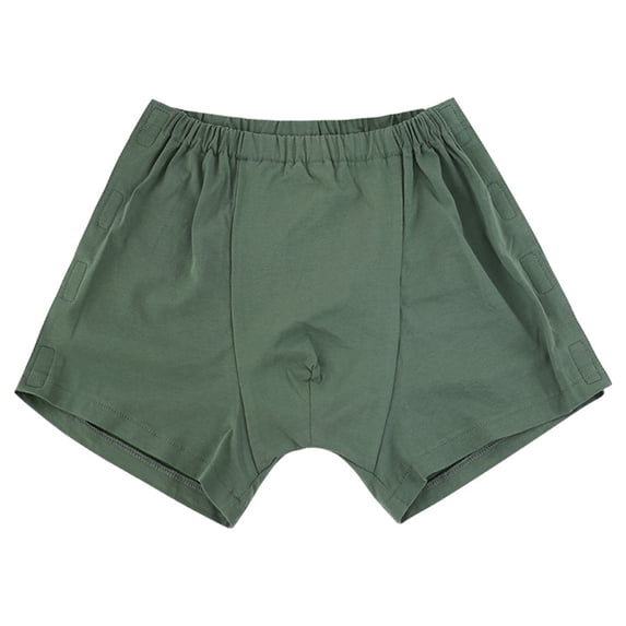 Postoperation Underwear Shorts with Side Closure for Men Adaptive Boxers Briefs Reusable Cotton Panties Underpants