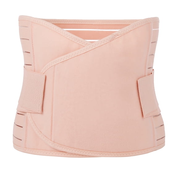 Postpartum Belly Band, Strong Support Breathable Waist Trainer and Girdle for Tummy Control, Post-Surgery and Postpartum Recovery, Slimming and Shaping Support-Pink