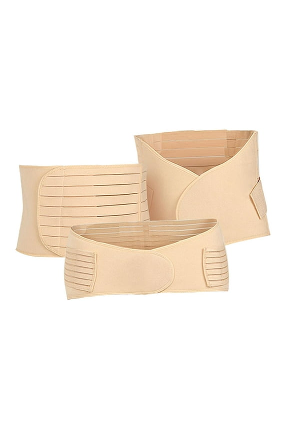 Postpartum Belly Wrap Band for Women Body Shaper C Section Girdle Adjustable XL