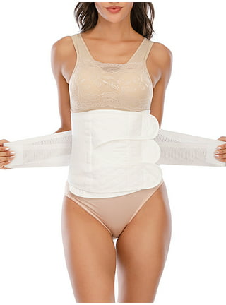 SLIMBELLE Waist Shapewear Cincher Body Shaper Corset Postpartum Belly Band  Wrap C Section Tummy Control Binder Girdle for Women 