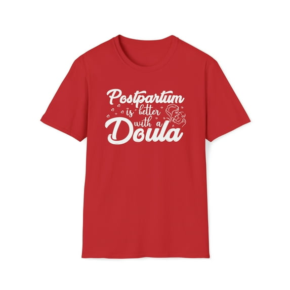 Postpartum Doula, Gildan Unisex Softstyle T-Shirt, Graphic Tee, S-3XL