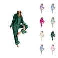 thumbnail image 1 of Postpartum Lounge Sets for Women – Soft Cotton Pajama Sets for Recovery & Comfort Women Long Tops Long Set 2 Sleeve Piece Sleepwear Pants Women Suits Sets, 1 of 4
