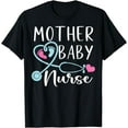 thumbnail image 1 of Postpartum Mother Baby Nurse Mom Baby Postpartum Nursing T-Shirt, 1 of 2