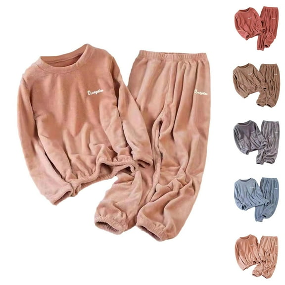 Postpartum Pajamas – Soft Cotton Pajama Shorts Set for Women Winter Plus Size Coral Pajama Set Women's Thickened Flannel Sleepwear Men's Warm Couples' Homewear For Both Indoor & Outdoor Use