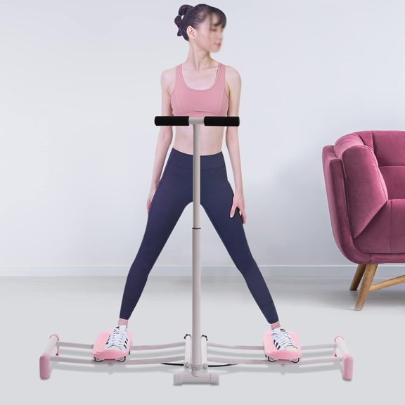 Postpartum Pelvic Floor Muscle Repair Strengthening Training Device Ski Machine Exercise Equipment Ski Practice Machine Leg Master Hip Trainer Slim Legs Exercises Device for Home Office, Pink