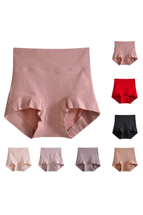 Postpartum Recovery Underwear with C-Section Friendly Design and Full Tummy Coverage Featuring Soft Cotton Fabric Watermelon Red XXL
