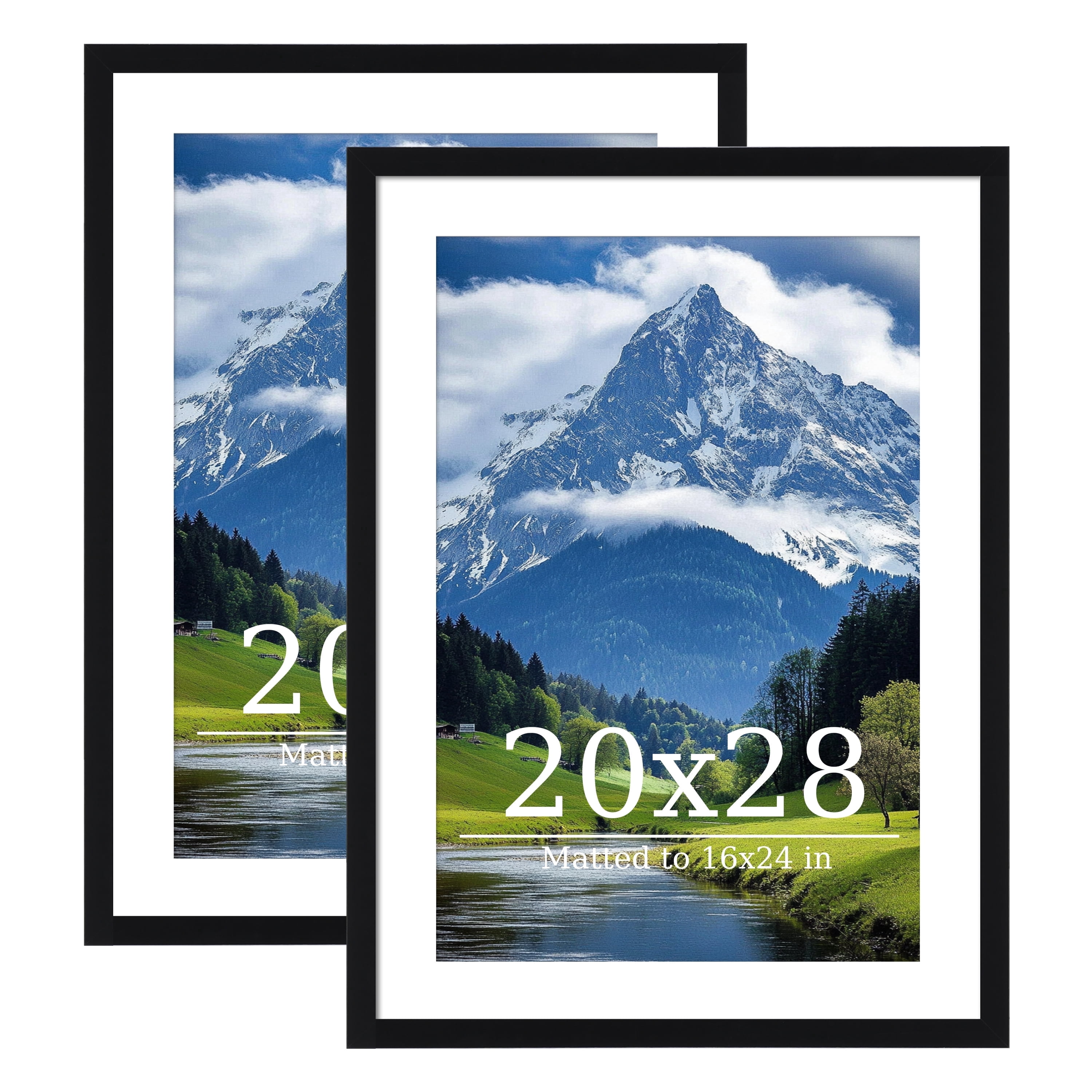 Postrame, Picture Frame, 20x28, Black Display for Pictures - Walmart.com
