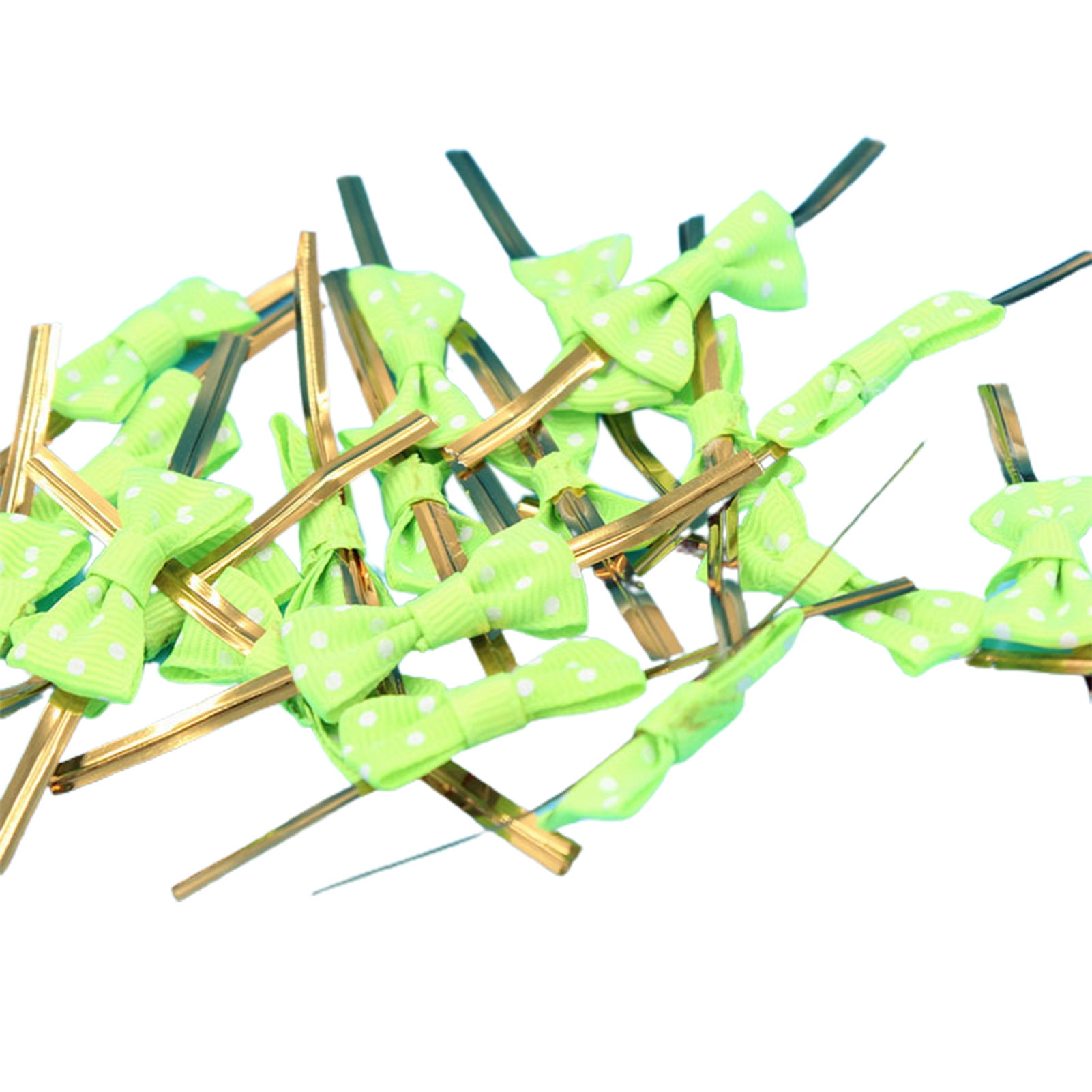 Postuois 100Pcs/Set Packing Wire Flexible Bendable Gift Wrapping Bow