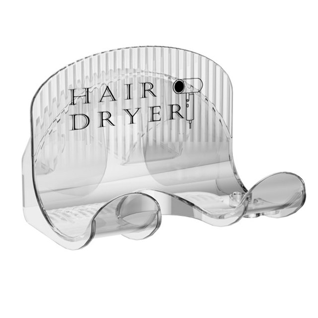 Postuois Hair Dryer Holder Wall Mounted Easy Installation Spacesaving