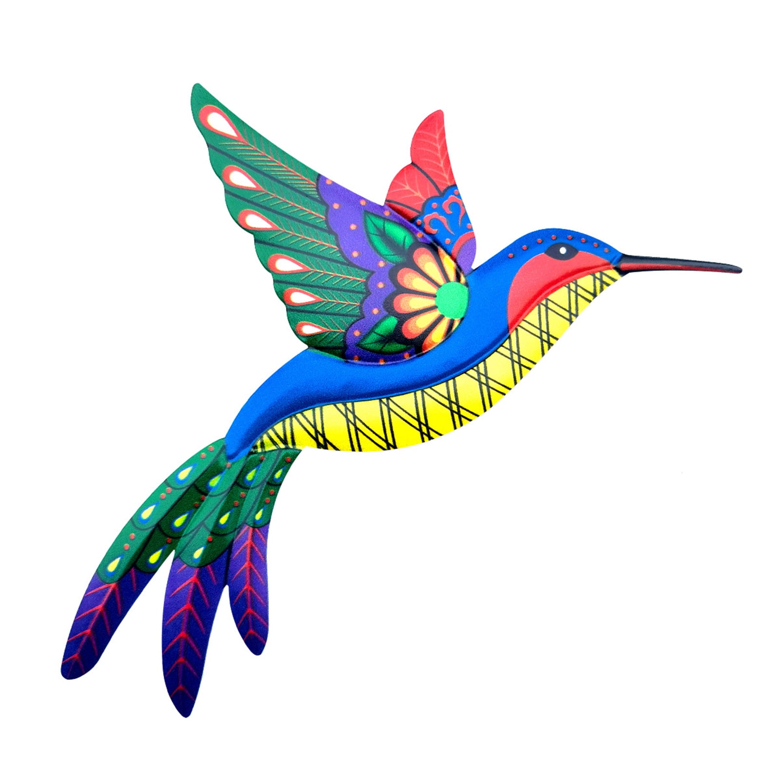 Postuois Iron Hummingbird Wall Decoration Home Office Living Room