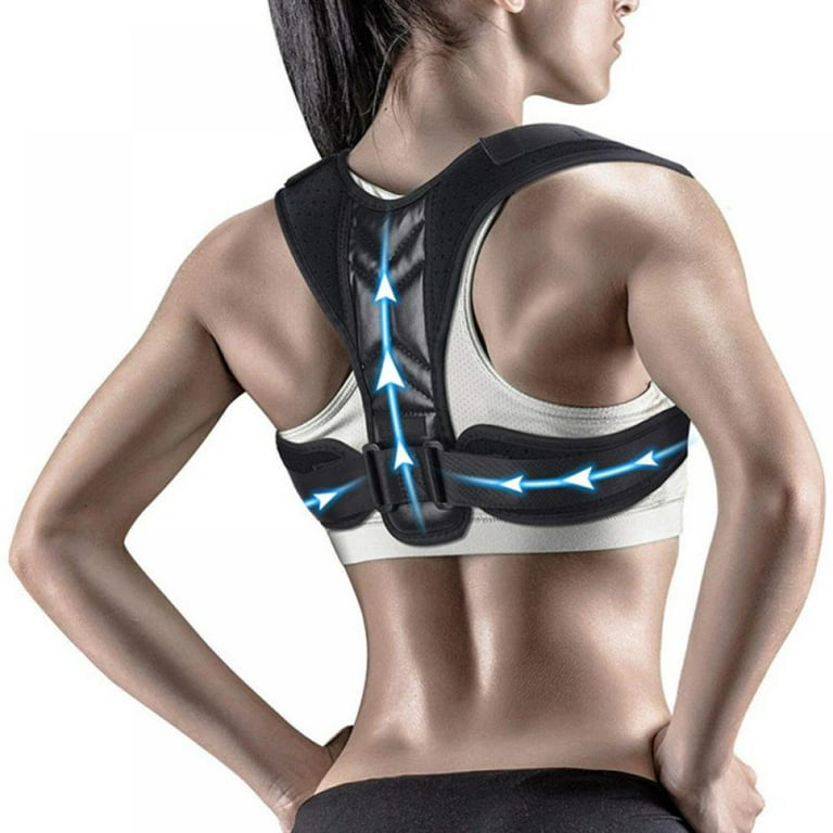 Posture Corrector-Back Brace for Men and Women- Fully Adjustable  Straightener for Mid, Upper Spine Support- Neck, Shoulder, Clavicle and Back  Pain Relief-Breathable 
