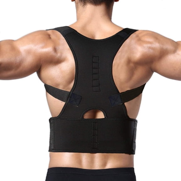 Posture Corrector Belt for Men & Women  Adjustable Back Brace for Spine Alignment, Shoulder & Upper Back Pain Relief | Comfortable Unisex Clavicle Support Brace