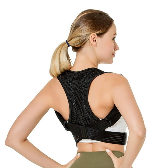 Posture Corrector for Men and Women Adjustable Upper Back Brace Breathable Comfy Support Straightener Pain Relief Upper Spine Support for Shoulder Back Clavicle