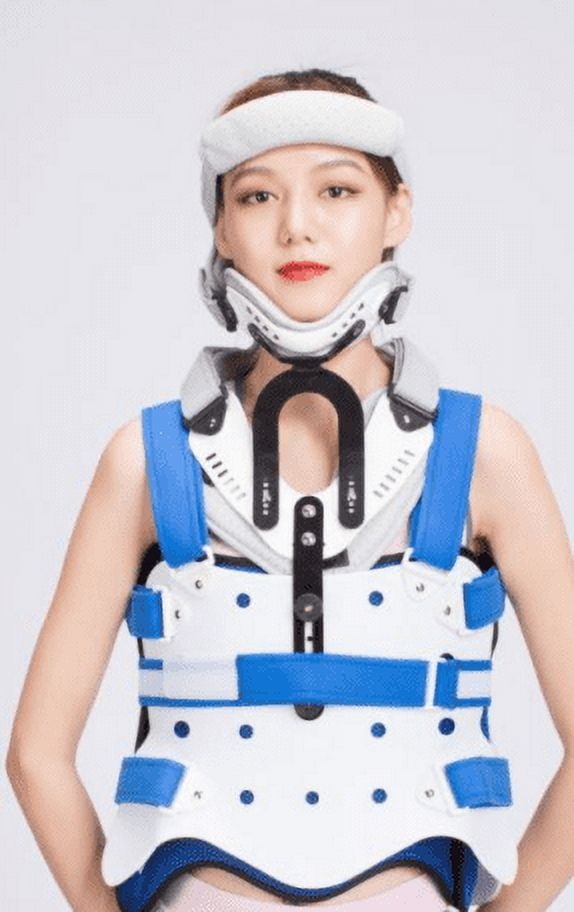 Posture Corrector, Neck Spine Orthosis Brace, Lumbar Spine Orthosis Head and Neck Orthosis, Adjustable Cervical Thoracic Orthosis Lumbar Support Back Posture