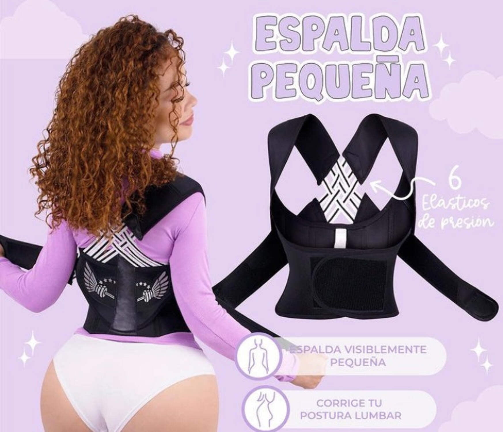 Moda King Peru Posture Corrector for Women and Men Hunchback Correction, Back Pain, Spine Corrector, Adjustable Posture Trainer Brand New Size XS