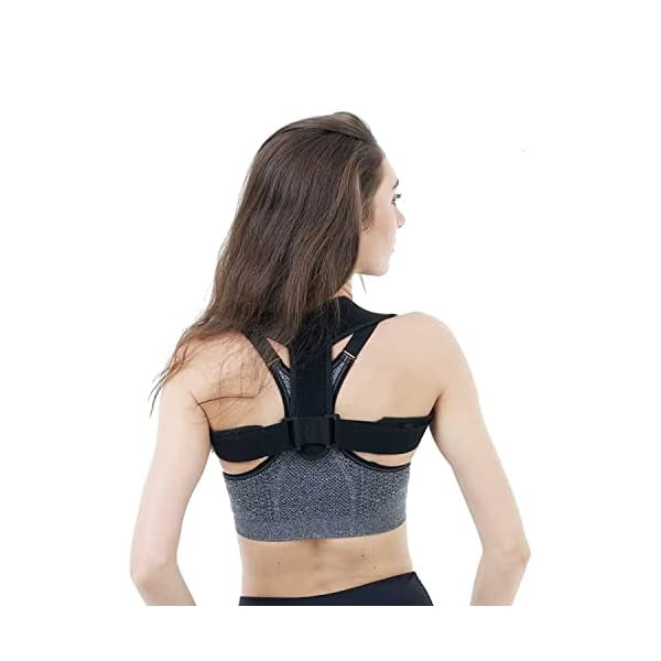 Dorsum Tech Posture Corrector For Men & Women - Upper Back Brace, Lumbar Support (Medium)