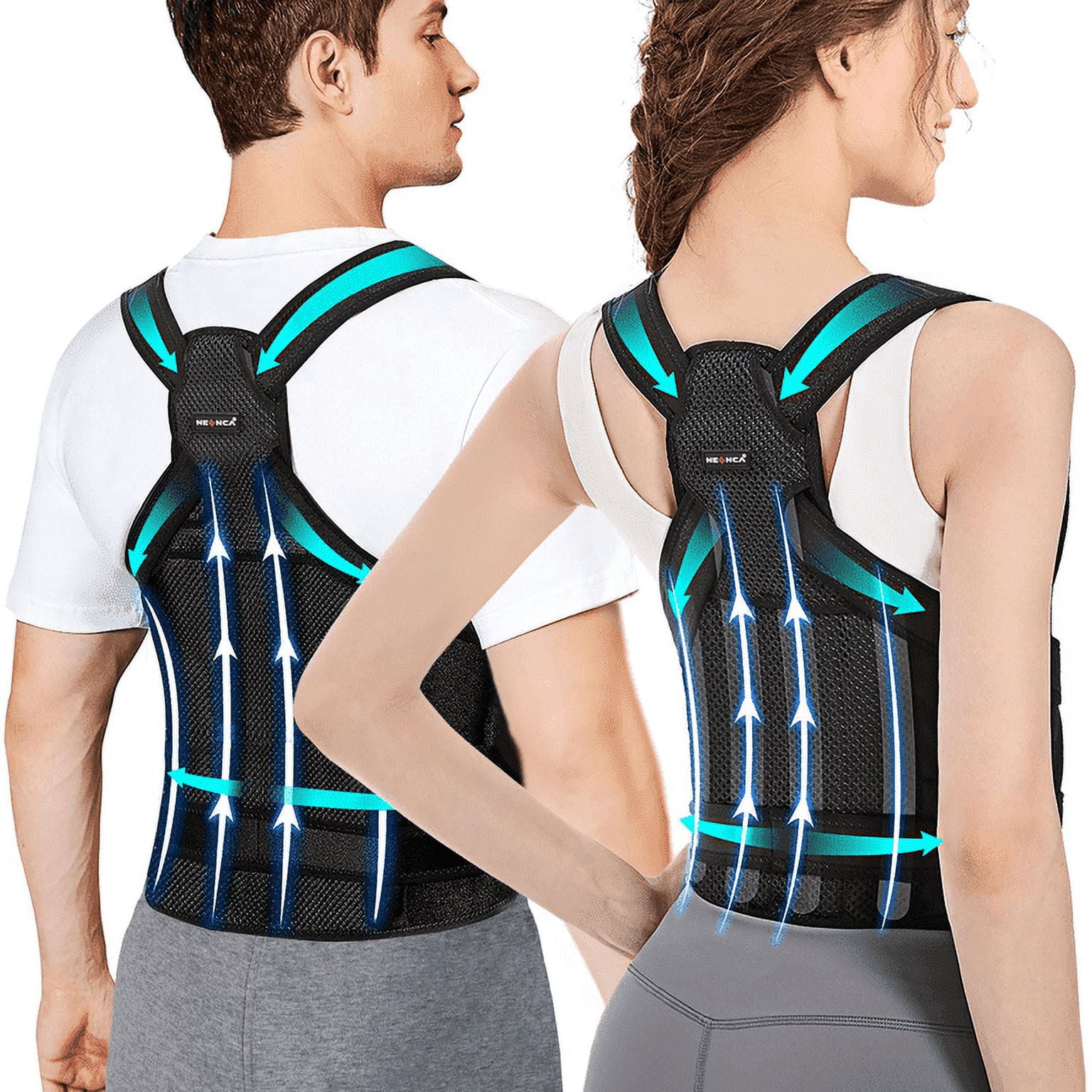 Posture Corrector For Women And Men Adjustable Upper Back Brace With  Clavicle Support For Neck Shoulder And Upper Back, Today's Best Daily  Deals