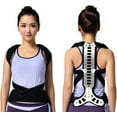 thumbnail image 1 of Posture Corrector for Men and Women, Adjustable Back Brace,Straightener Metal Thoracic Spinal Brace Support Recover Postural Extension Vest, 1 of 6