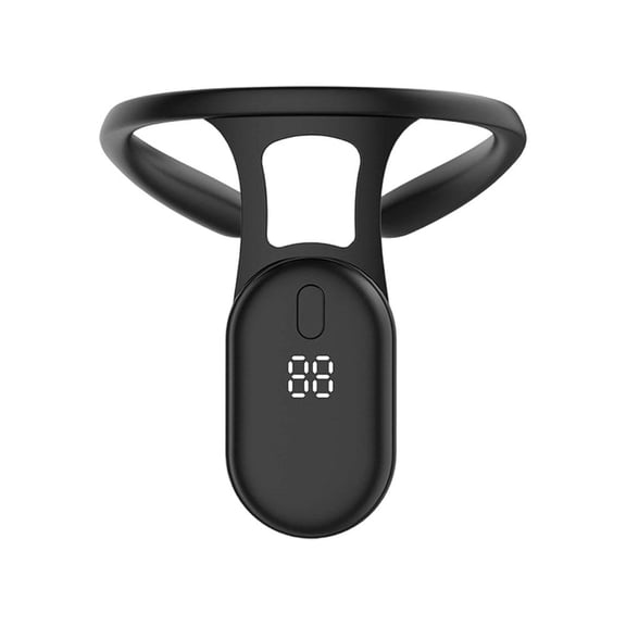 Posture Corrector with Intelligent Angle Monitoring and Lcd Display for Gentle Posture Reminder, Lightweight Neck-Worn Design for Home and