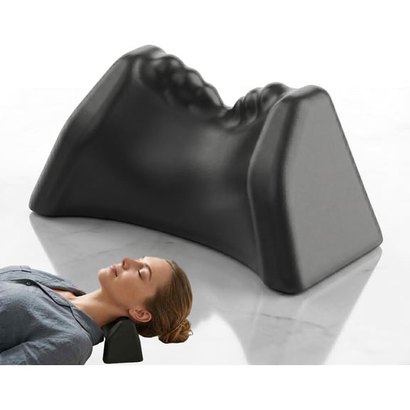 Posture Release Tool, Neck Stretcher Pillow, Cervical Traction Device, Acupressure Nodes, Tension Headache Relief, Shoulder Massage Relaxer, Muscle Soother