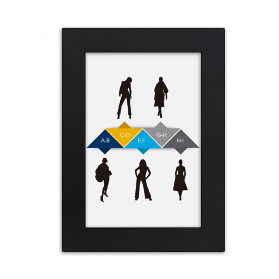 Posture Selection Outline Models Desktop Photo Frame Picture Display Art Painting Exhibit