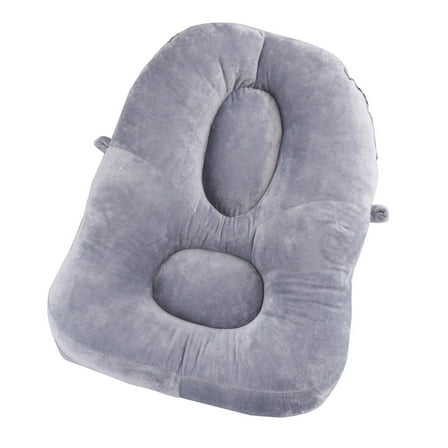 Posture Support Back Cushion – Designed for Back Pain Relief In Any Seat - Light Gray